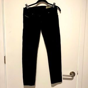 Diesels black jeans